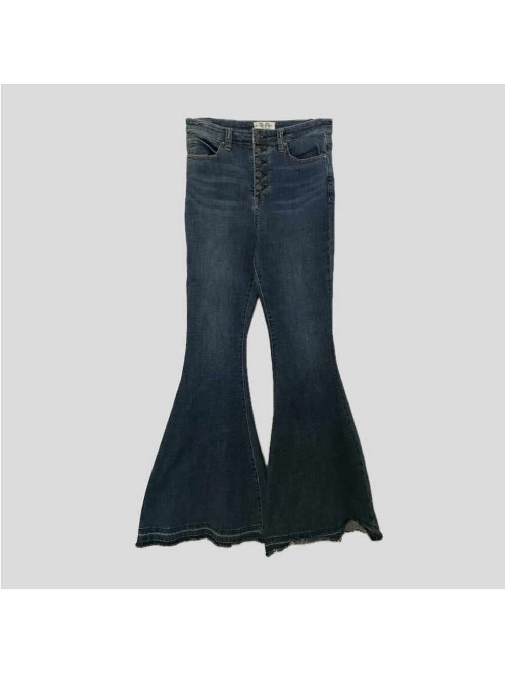 We The Free Indigo Flared Wide-Leg Jeans